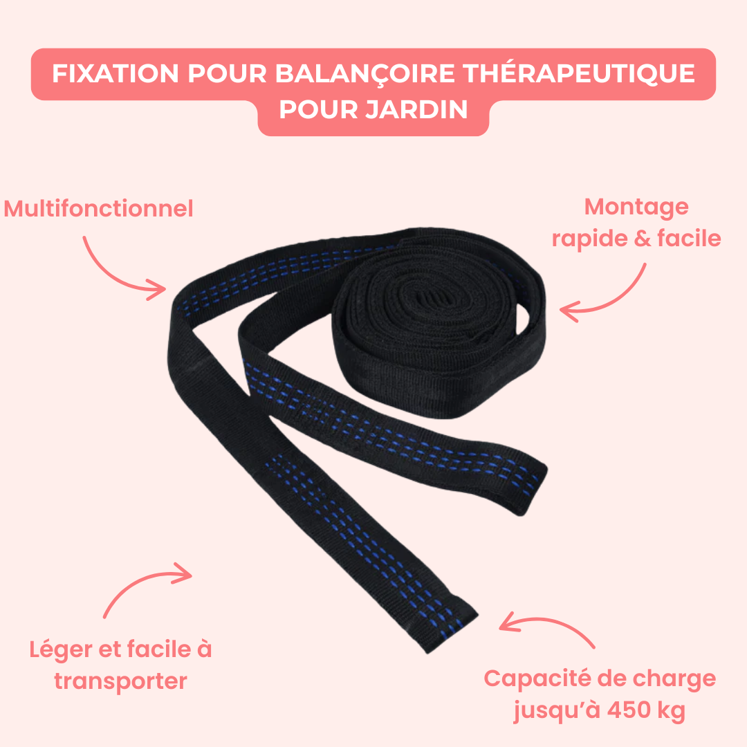 Fixation de balançoire pour jardin