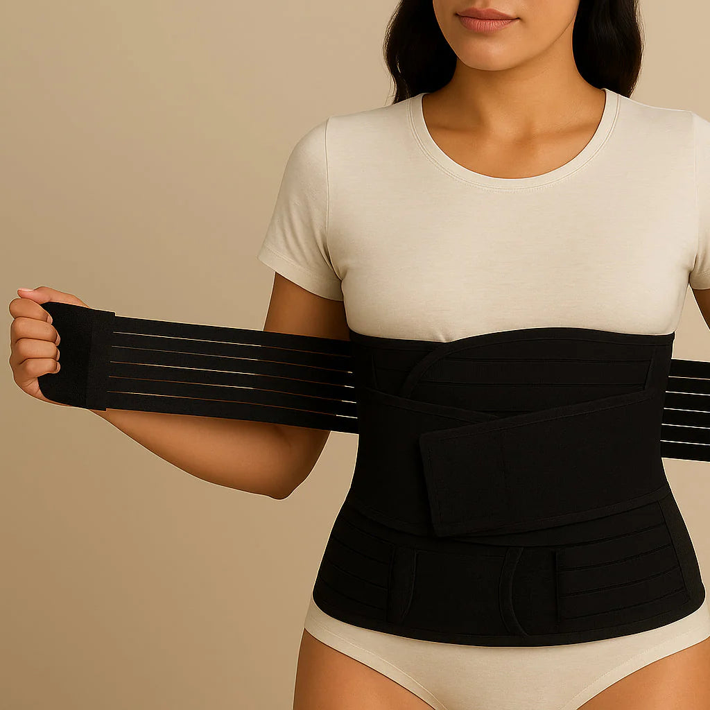 Ceinture Post-Partum 3-en-1 – Ventre, Taille & Hanches